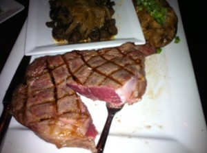 Steak at Big Sky Restaurant