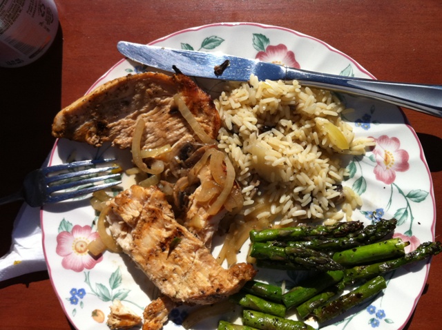 Grilled Chicken and Asparagus