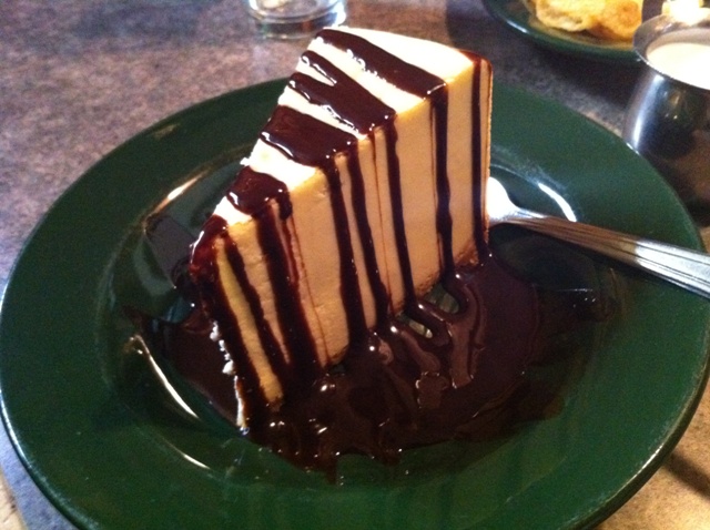 Cheesecake at MacKenzie River Pizza Co. Cheesecake at MacKenzie River Pizza Co.