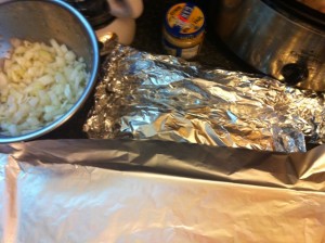 Potatoes in foil