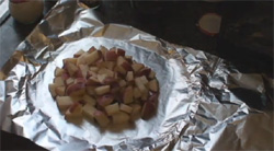 Red Potatoes with Garlic and Onion