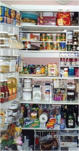 well stocked pantry