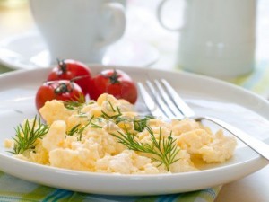 Scrambled Eggs with Dill
