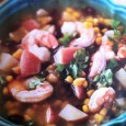 This soup is great as  a stand-alone light meal or, in smaller portions, as an early course in a large meal. In that case it’s a nice contrast to the […]