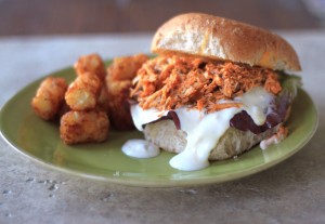 Easy Buffalo Chicken Sandwiches