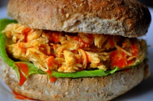 Easy Buffalo Chicken Sandwiches