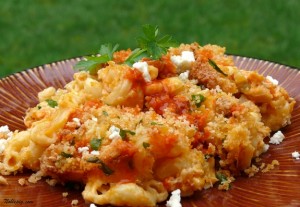 Manly Kitchen Buffalo Chicken Mac and Cheese