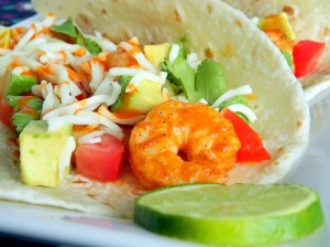 Manly Kitchen Buffalo Shrimp Tacos