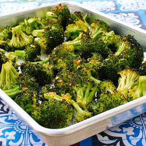 Manly Kitchen Oven Roasted Broccoli
