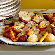 Manly Kitchen Ranch Roasted Potatoes and Vegetables