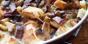 Manly Kitchen Manly Mushroom and Bacon Strata